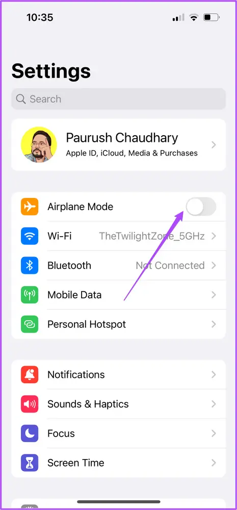 turn on airplane mode in iphone 7 meilleures solutions pour l'écran noir pendant un appel vidéo WhatsApp sur iPhone