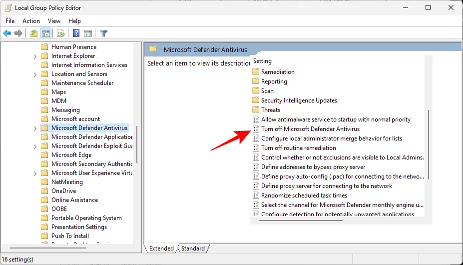 turn on windows defender 28 كيفية تشغيل ويندوز Defender في Windows 11