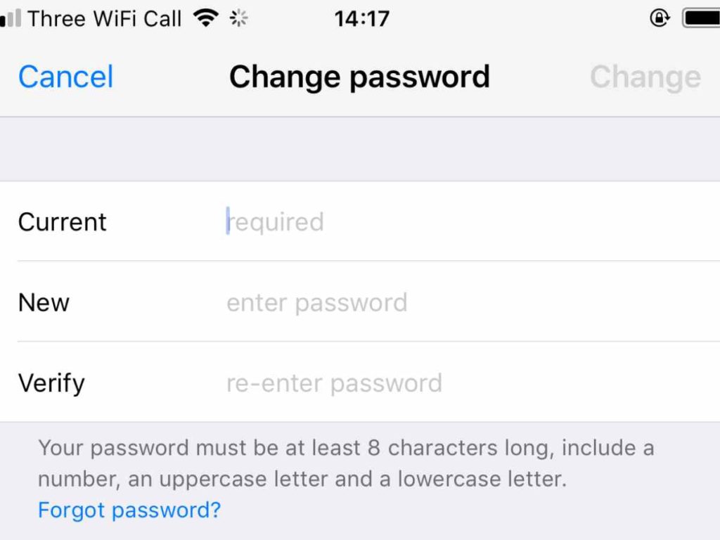 Connexion à iCloud Erreur / Échec de la Vérification Résoudre 5 wifi