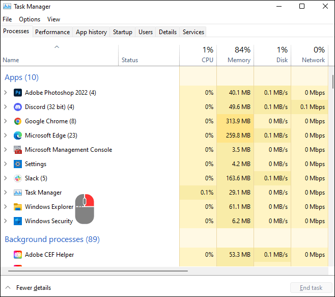 Comment réparer la touche Shift S de Windows qui ne fonctionne pas 33 windows explorer 1 Comment réparer la touche Shift S de Windows qui ne fonctionne pas