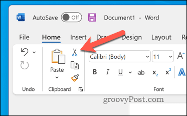 Comment déplacer un tableau dans Word 10 Cutting in Word