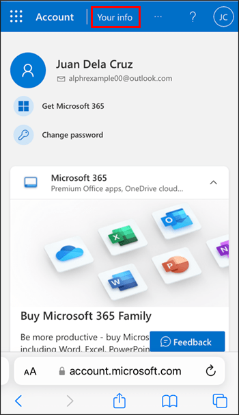 كيفية تغيير البريد الالكتروني في Outlook 17 your كيفية تغيير البريد الالكتروني في Outlook