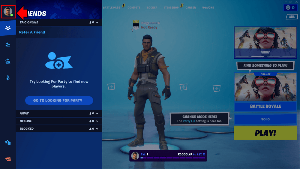 Epic Games'te Çevrimdışı Görünme 9 z2 5 1 Epic Games'te Çevrimdışı Görünme