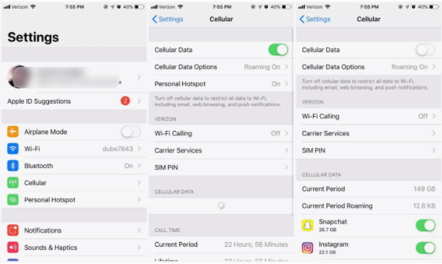 مشكلة نقطة الاتصال للآيفون