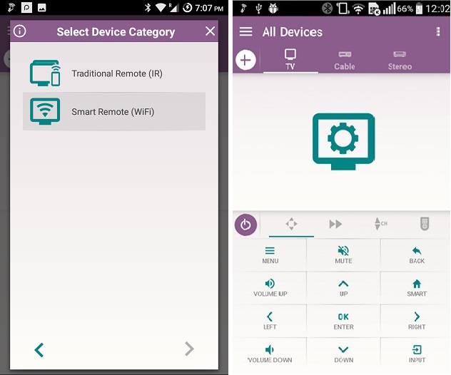 تطبيق للتحكم في التلفزيون