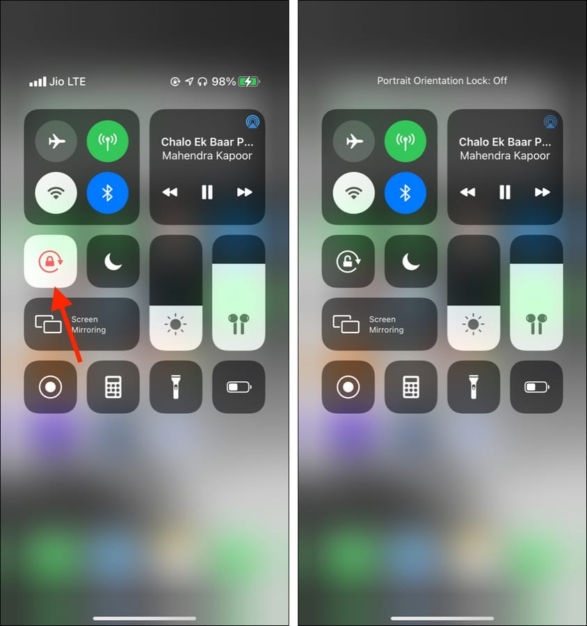 أهم حلول مشكلة تدوير الشاشة لا يعمل في الآيفون 1 تدوير الشاشة لا يعمل في الآيفون