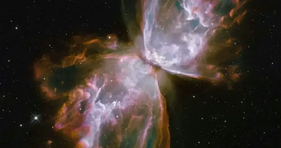 Strange structures discovered in the Butterfly Nebula