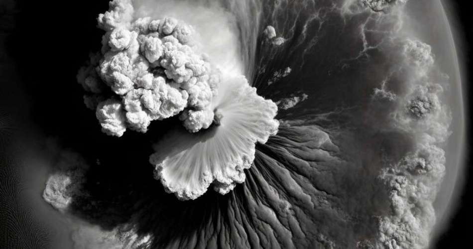Hear the sound of the most powerful volcanic eruption ever recorded!