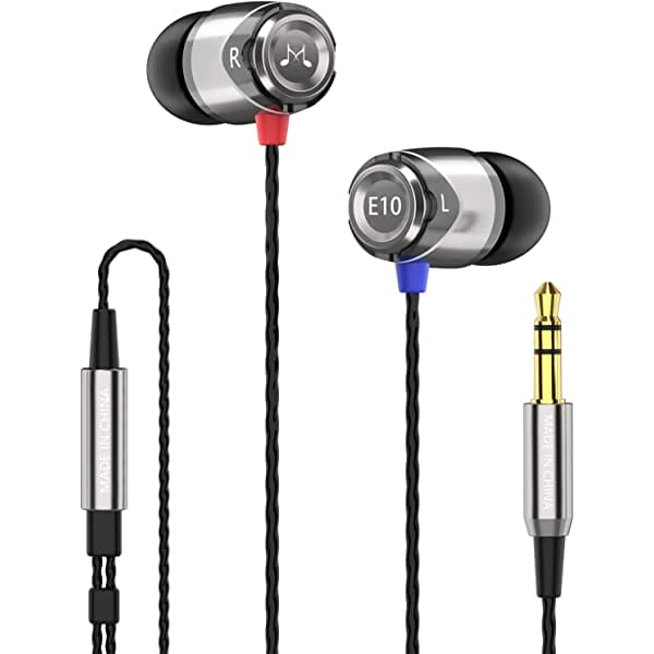 SoundMAGIC E10 Kablolu Kulaklık Mikrofonsuz HiFi Stereo Kulaklıklar Gürültü  İzole Edici Kulak İçi Kulaklıklar Güçlü Bas Tangle Ücretsiz Kablo Gunmetal  : Amazon.com.tr: Elektronik