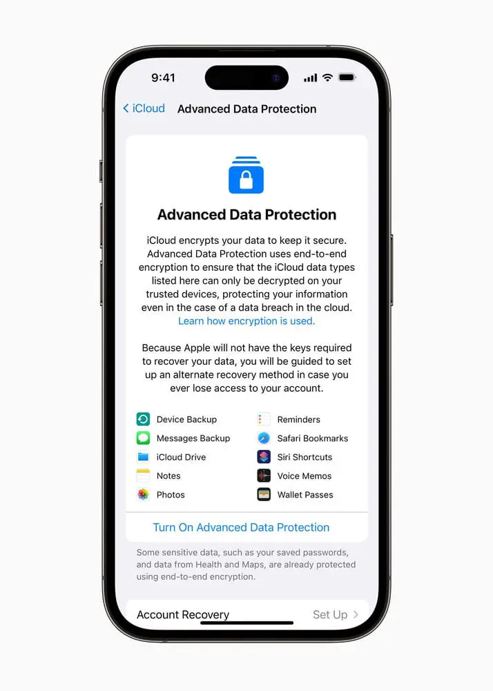 كيفية تشغيل حماية البيانات المتقدمة من Apple لـ iCloud على iPhone