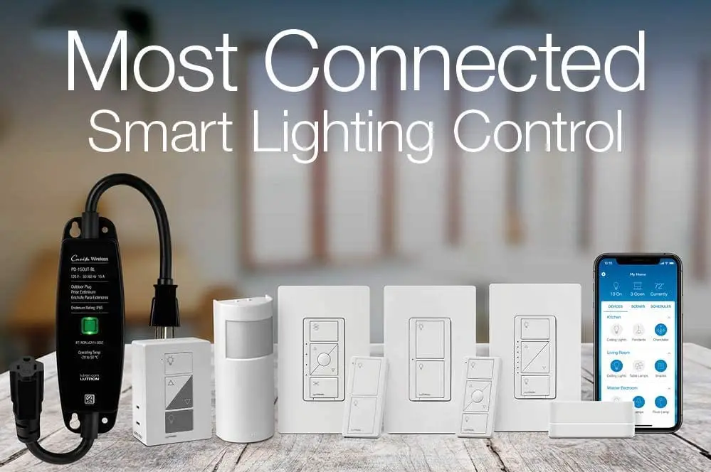 Lutron Caseta Wireless Smart Lighting Dimmer Switch أفضل ملحقات Apple HomeKit في عام 2023