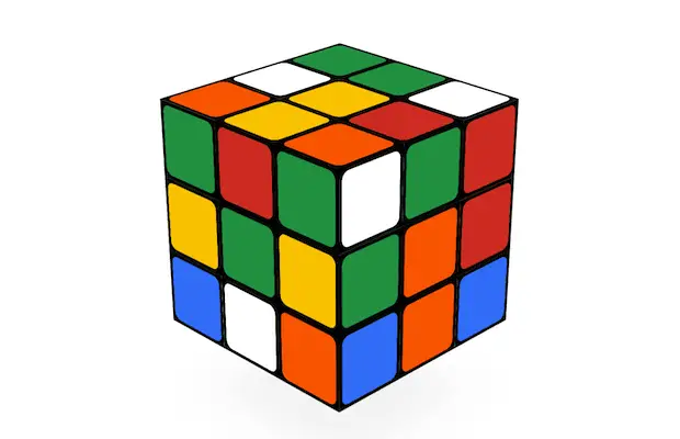 Rubik's Cube Doodle game