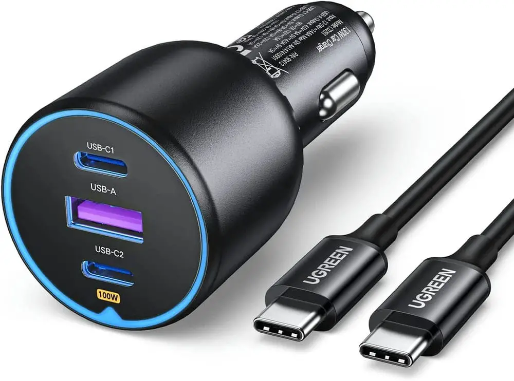 UGREEN 130W Super Fast Car Charger