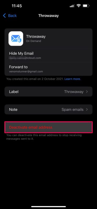 طريقة استخدام Hide My Email for Signups from آيفون