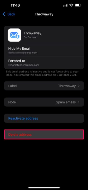 طريقة استخدام Hide My Email for Signups from آيفون