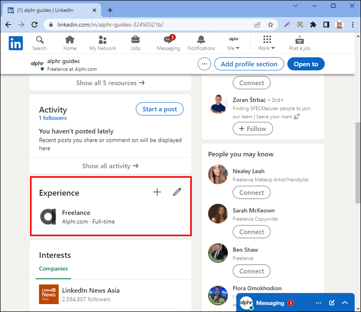Linkedin CV Ekleme: Nasıl yayınlayabilirsiniz? 5 Promosyon eklemek istediğiniz işi bulun.