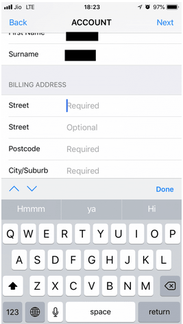 Complete your Apple ID