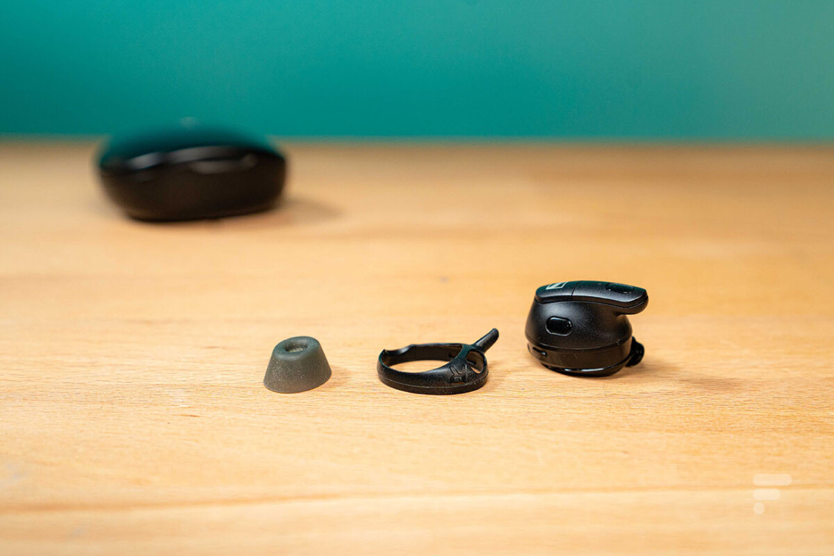Sennheiser Conversation Clear Plus Review: Wireless Earbuds 27 Les Sennheiser Conversation Clear Plussont fournis avec trois paires d'embouts et trois paires d'ailettes