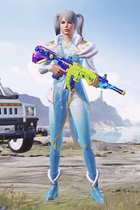Arctic Witch Set in Pubg Mobile 