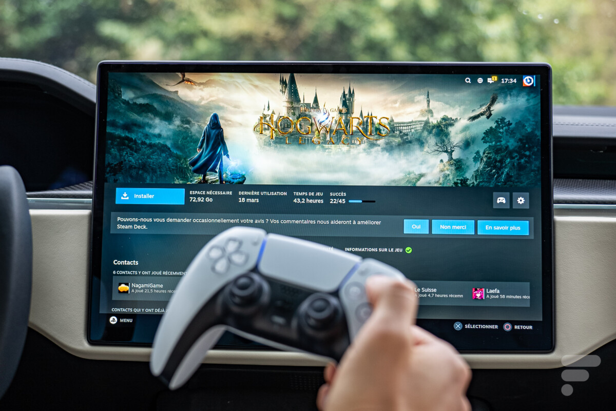 tesla model x plaid steam 9 1200x801 1 How to Play Steam in a Tesla: Video Games with PS5 Power in a Car
