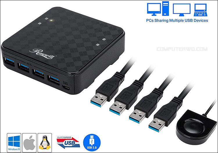 000 How to Connect 2 PCs to a Single External Hard Drive