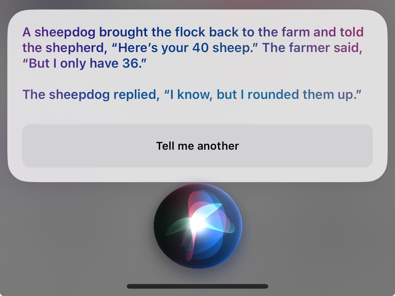 Le côté poétique de Siri